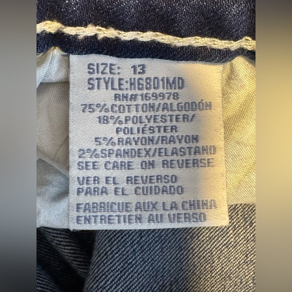 Elegant Blue Flare Jeans by Evolve - Picture 7 of 8